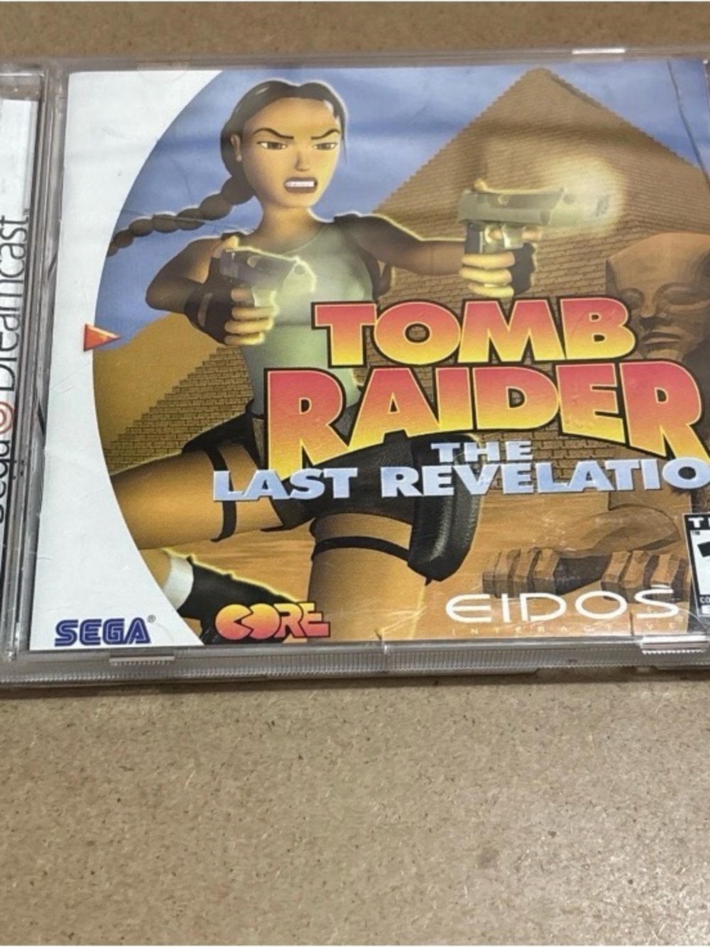 Sega Dreamcast Tomb Raider The Last Revelation Video Game Untested